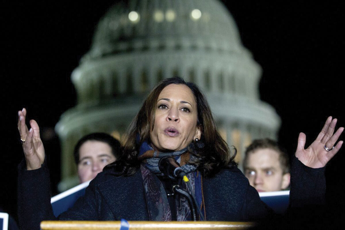 Kamala Harris speaks
